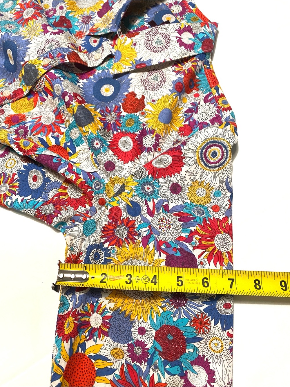 Liberty Art Fabrics Susanna Floral 100% Cotton Button Shirt Size L Wearable Art - Picture 15 of 16